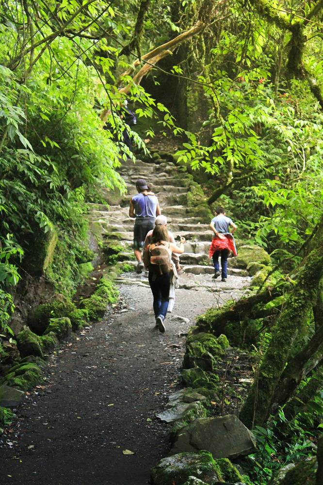 Regreso al hogar tras un maravilloso día en el Pailón del Diablo