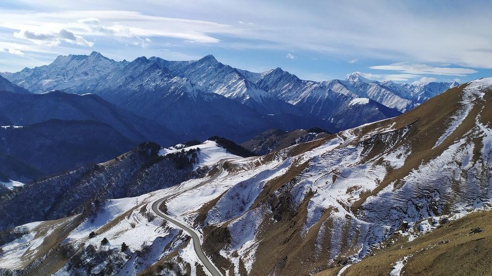 Вид на горы Ингушетии