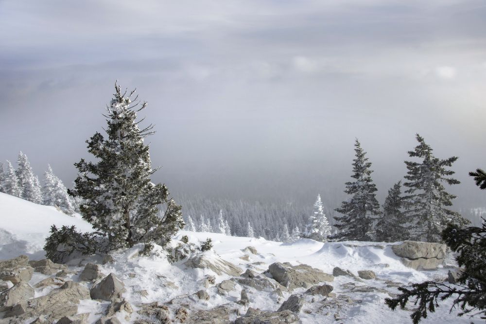 В горах после метели
