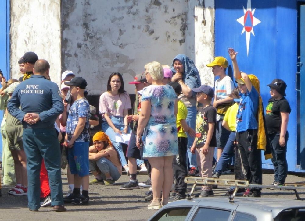 На экскурсии