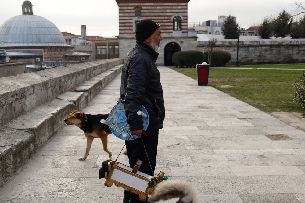 Чистильщик обуви в Стамбуле