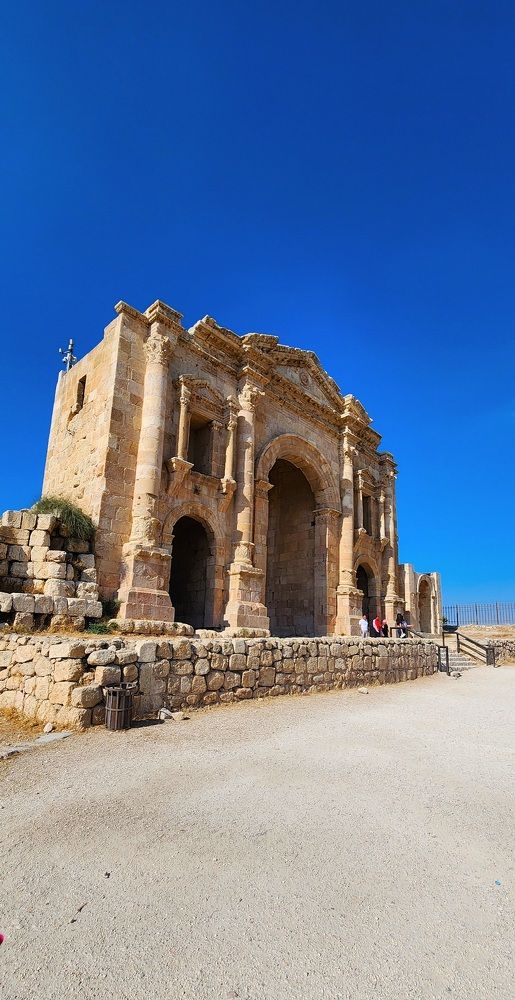 Archaeological site in jerash, Jordan