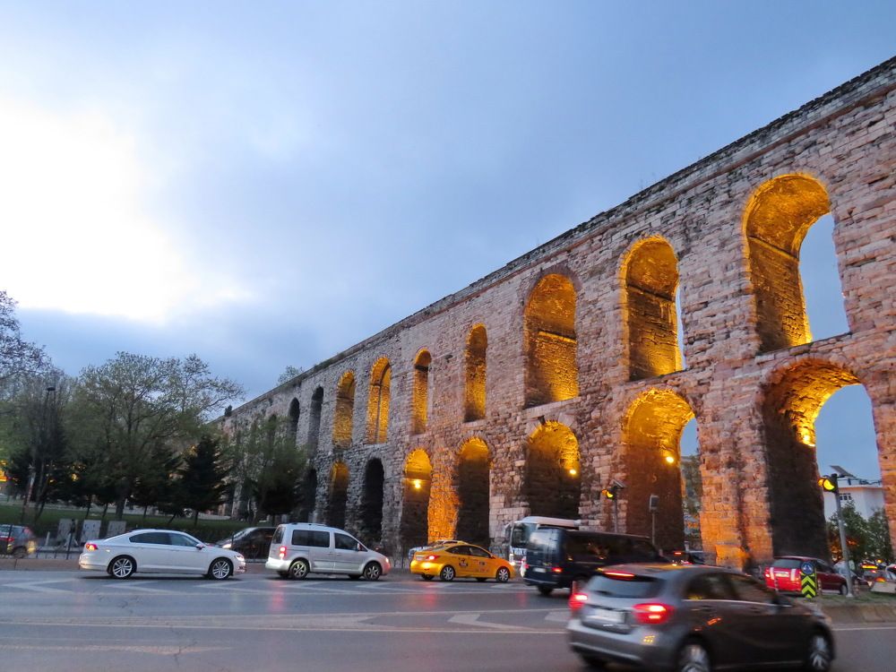 Aqueduct of Valens. Türkiye, Istanbul