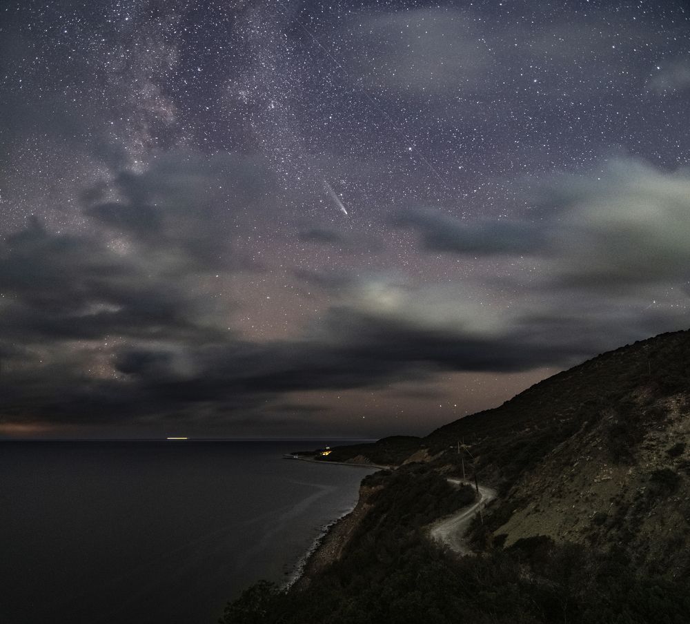 Комета над Большим Утришом