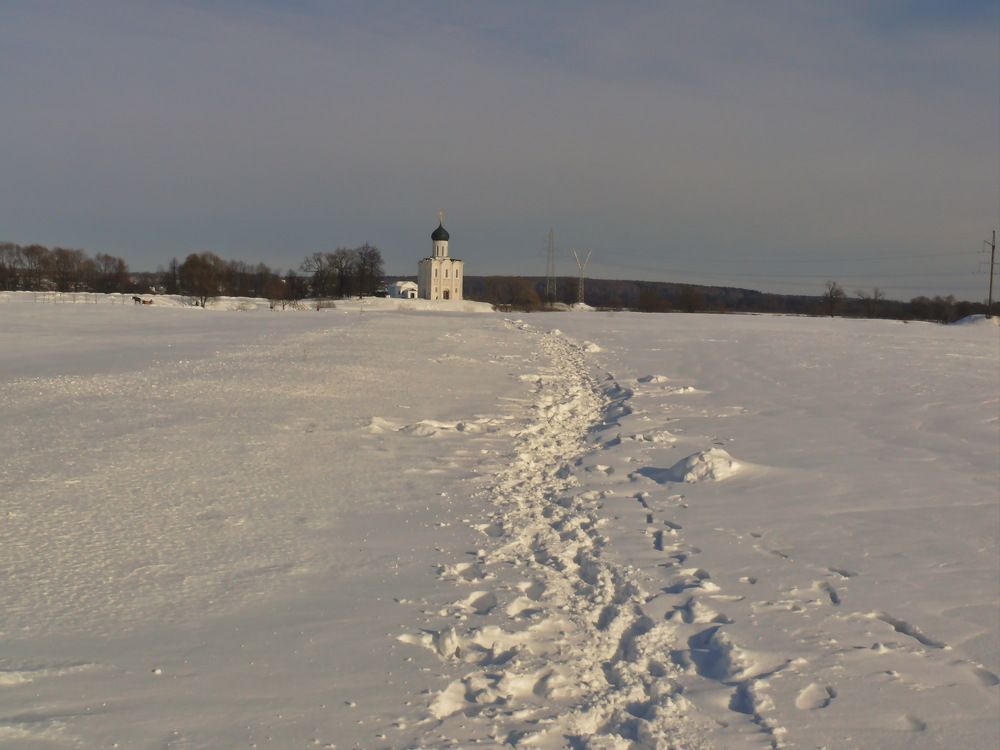Снежная зима.