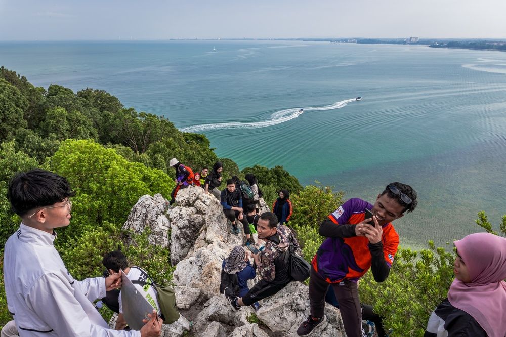 Joy at the beautiful peak