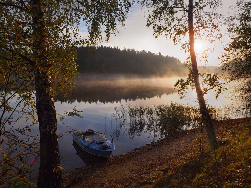 утро разгорается