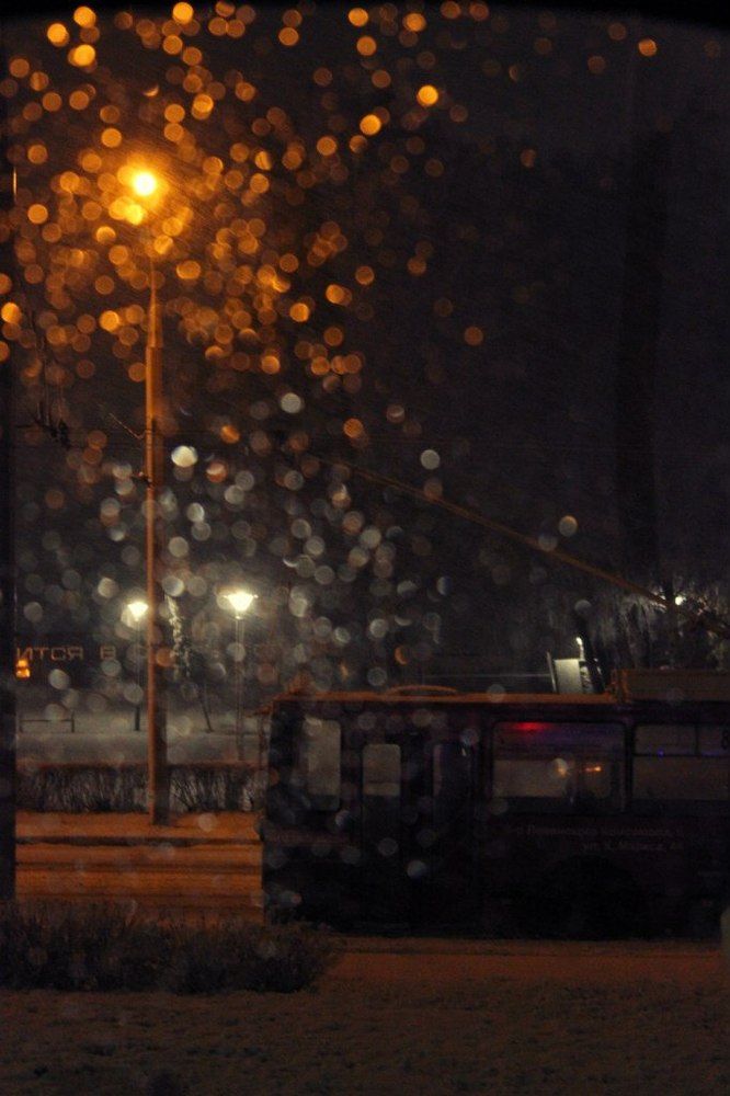 Ночь. Фонари