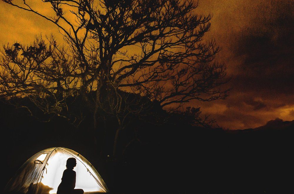 Camping Hare Krishna