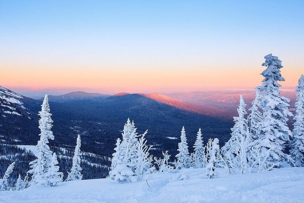 Закат на горе Зеленая