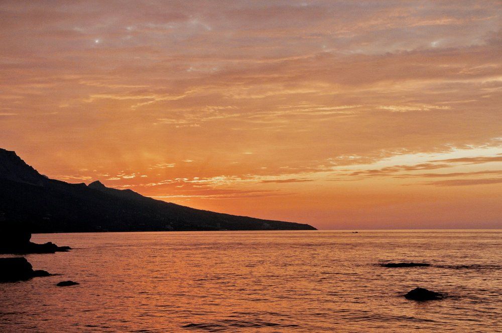 рассвет на  Чёрном море