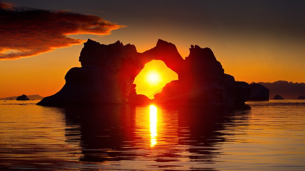 В гостях у солнечного айсберга