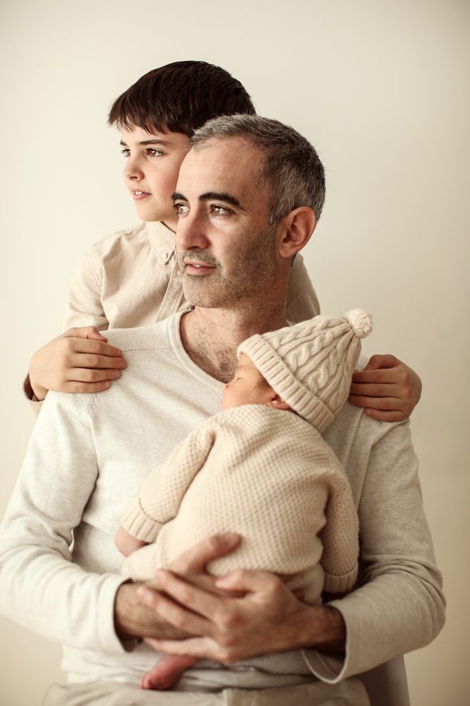 Father with his boys