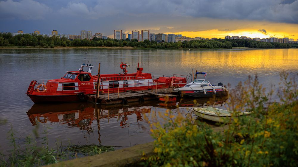 Омск, набережная реки Иртыш