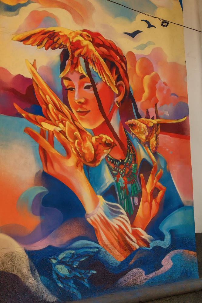 Танцующая с птицами.