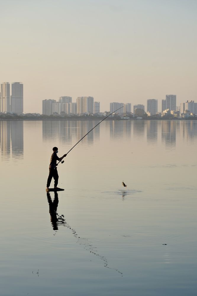 Рыбалка в мегаполисе