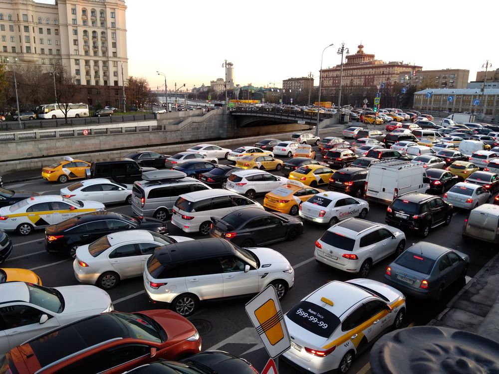 Москва. Час пик.