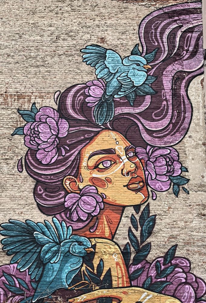 Граффити волшебной девушки