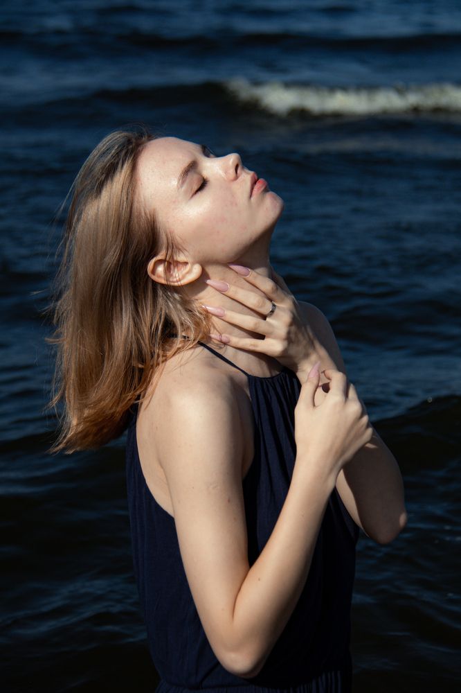 a girl taken by the sea