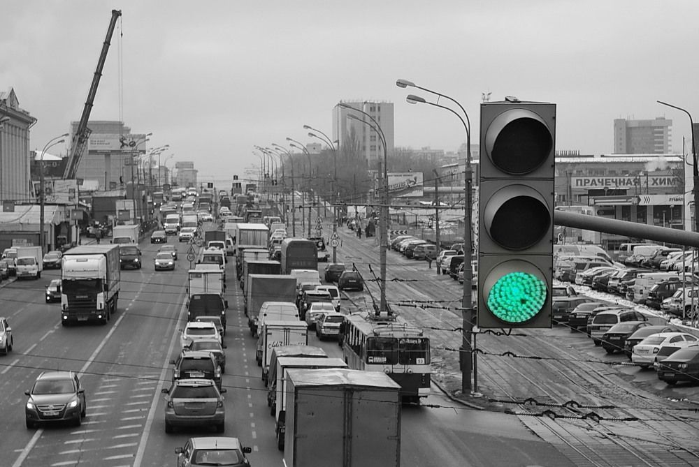 Светофор - зелёный