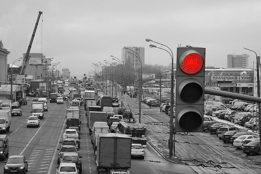 Светофор - красный