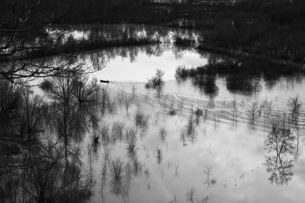 Flood in the village