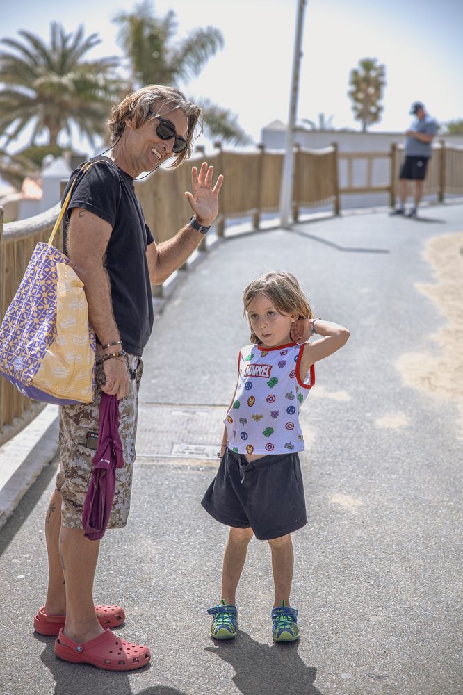 После прогулки по песчаным дюнам