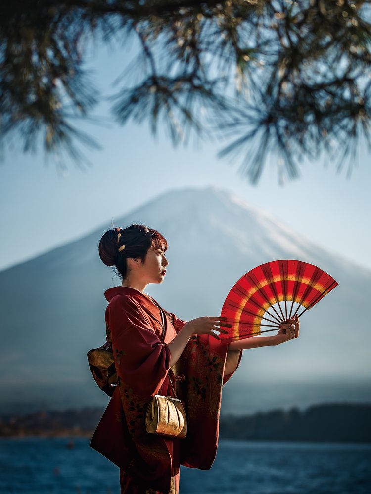 Fuji and Kimono