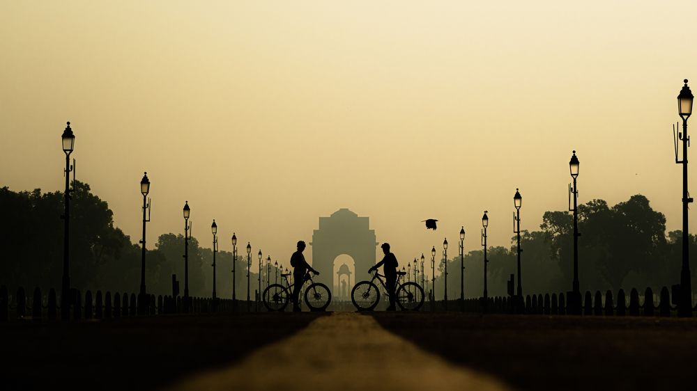 Just two boys, chasing the wind