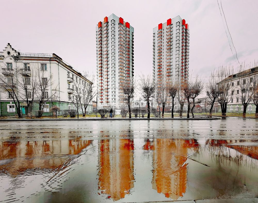 После дождя.