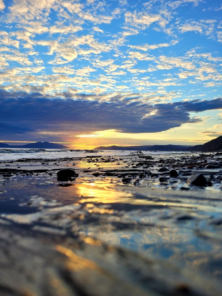 Закат на море