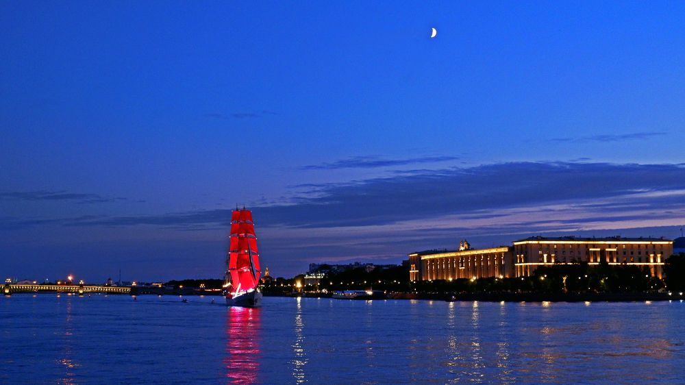 Ночь в Петербурге.