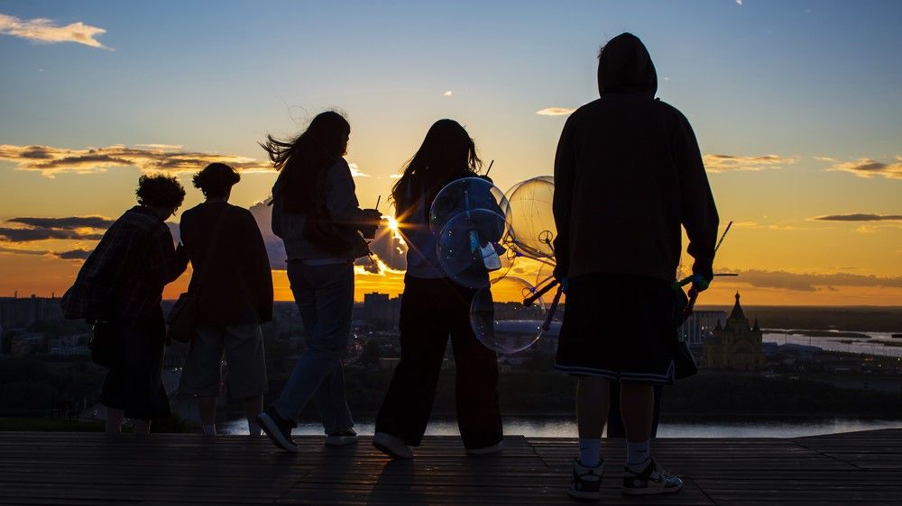 Закат над Стрелкой