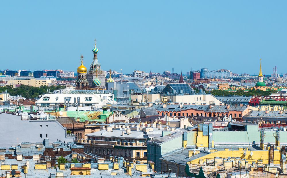 Крыши Питера.