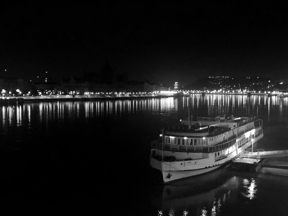 Colorful river light