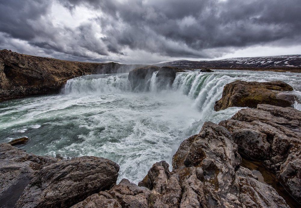 Водопад богов, Исландия