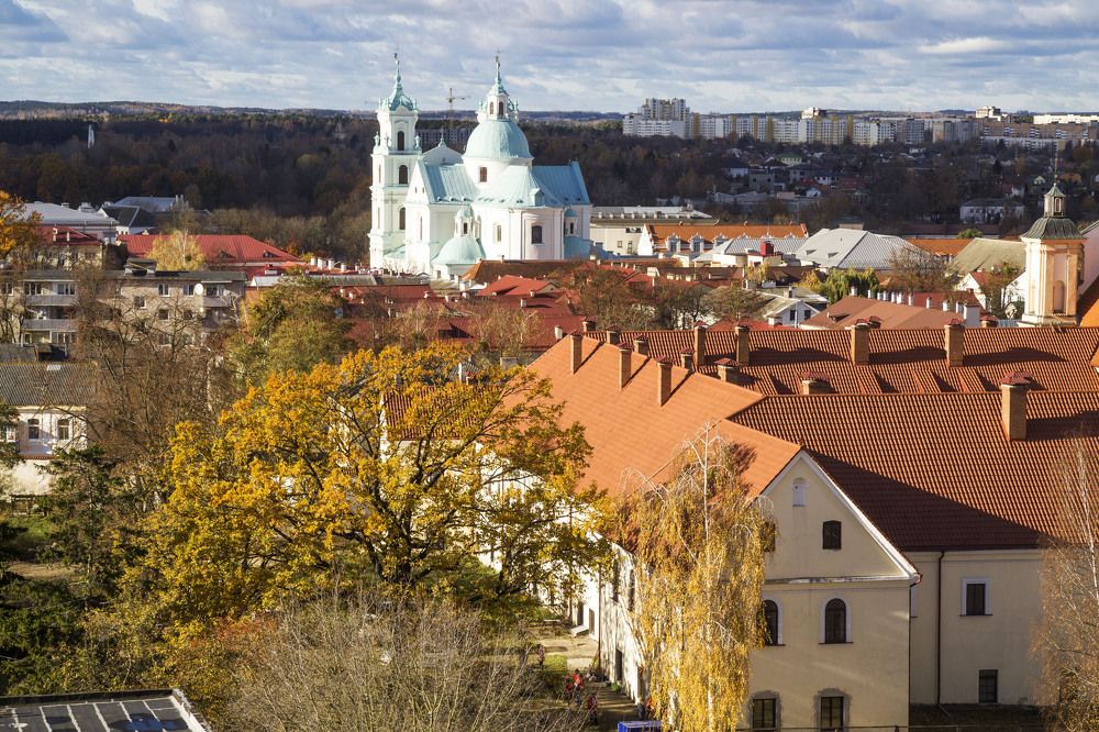 Гродно. Центр. Вид сверху