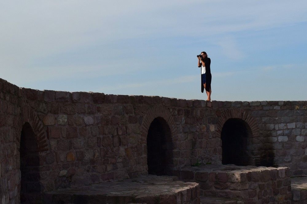 На стенах крепости