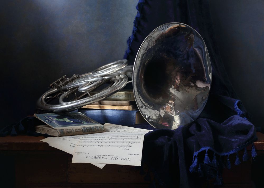 Натюрморт с валторной