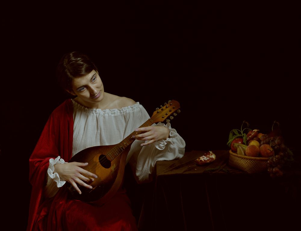 С мандолиной