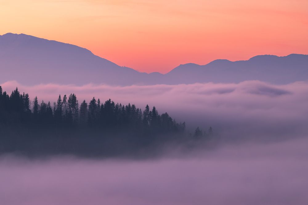 Sunrise above the Clouds
