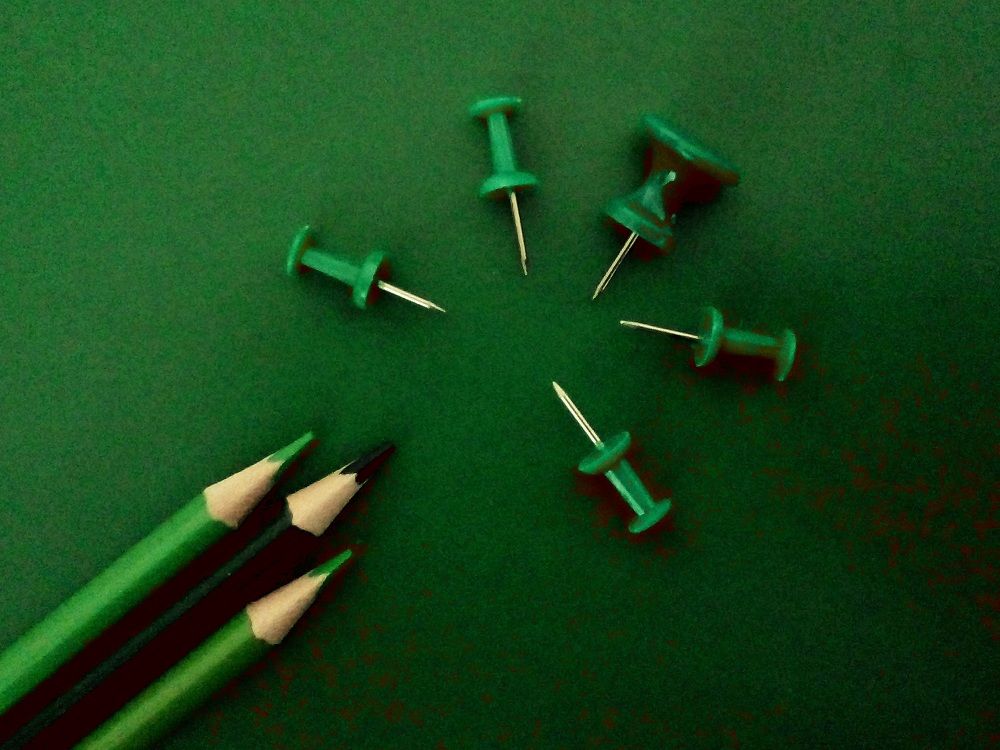 Зеленая картина.