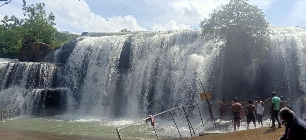 Natural waterfall