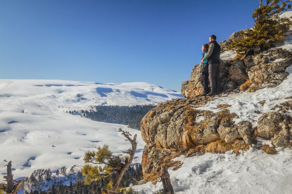 На плато Лаго - Наки.