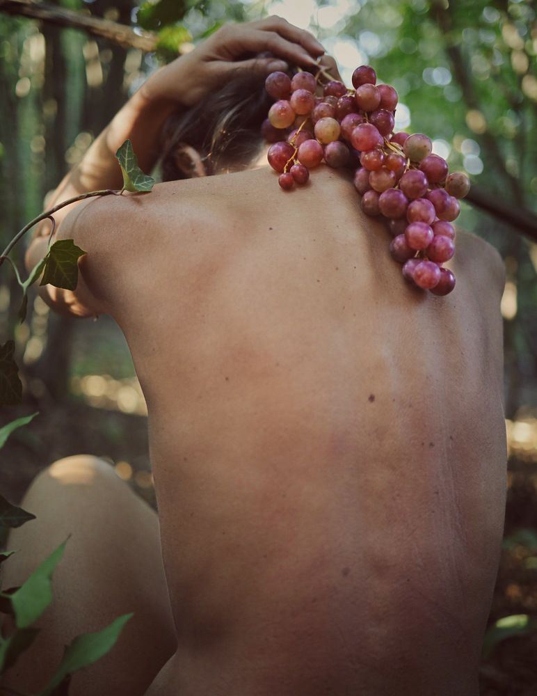 in the arms of Bacchus