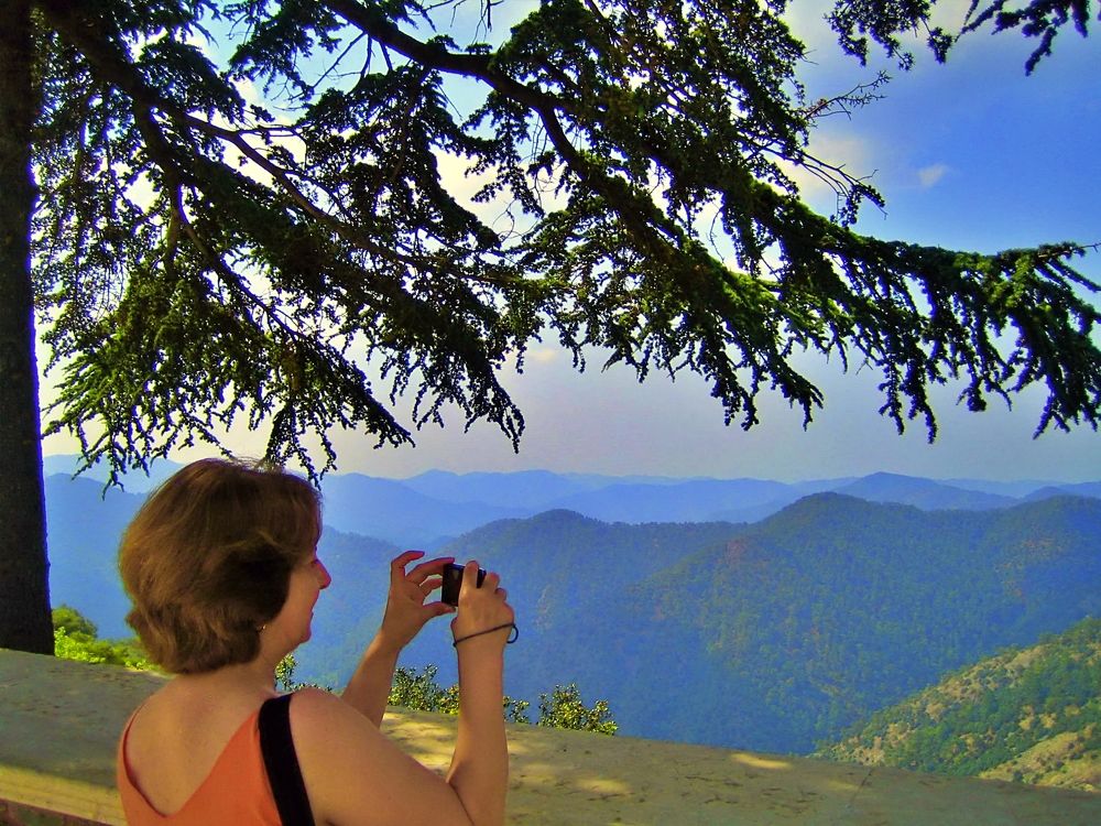 Photographing the mountains
