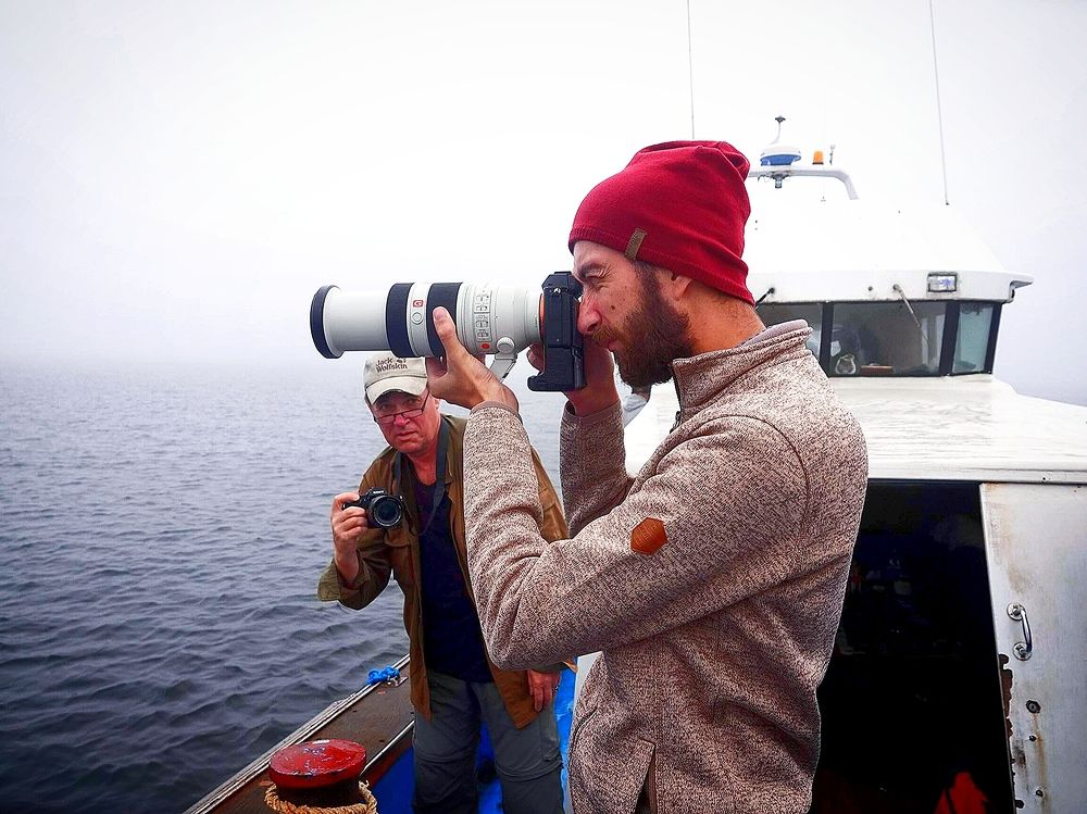 Фотограф и море.