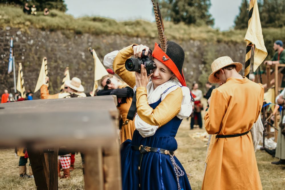 At the moment of the photo