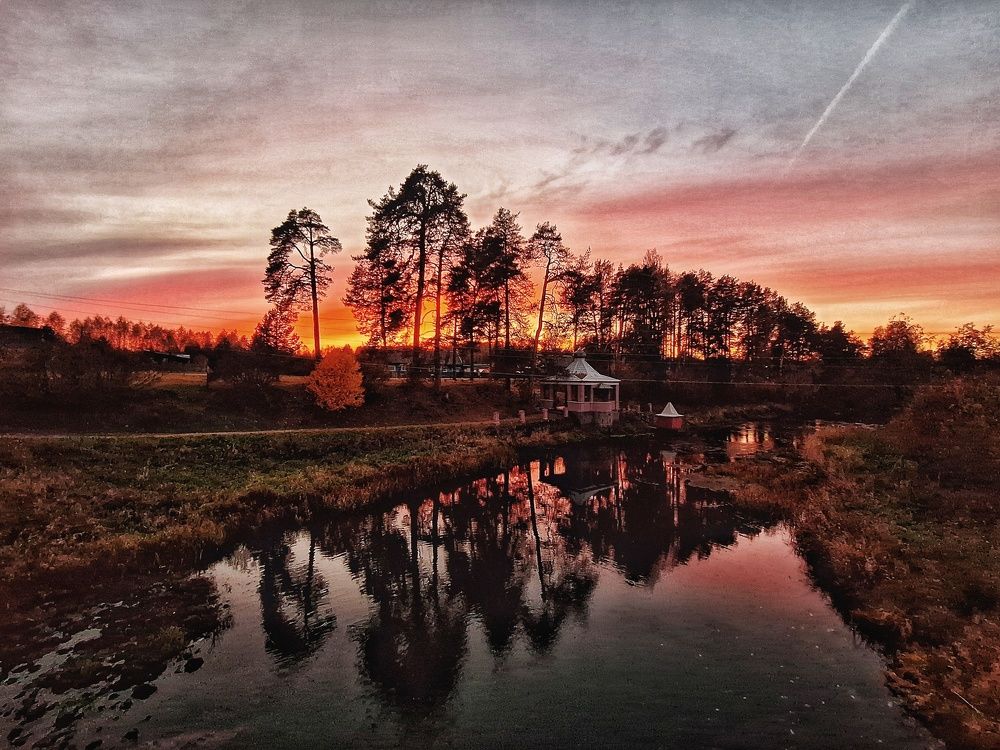 Часовня Рождества Богородицы. Закат