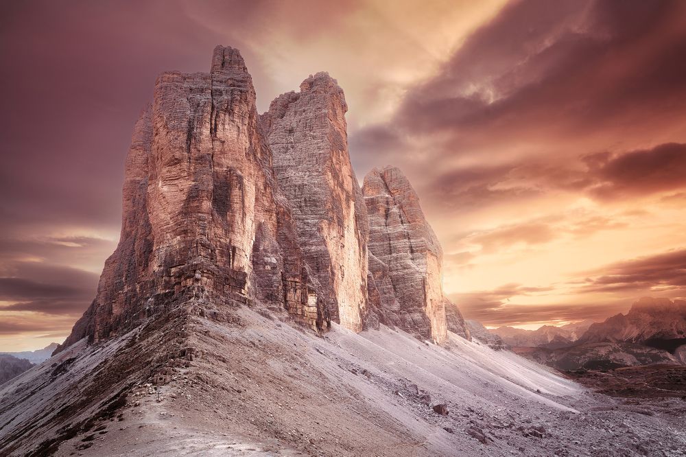 The glorious Tre Cime di Lavaredo